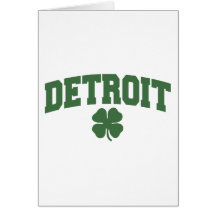 Detroit (irländsk Shamrock) Kort