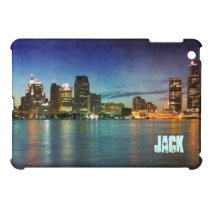 Detroit Michigan horisont ipad mini fodral