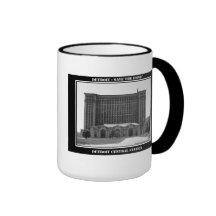 Detroit tågstation kaffe koppar
