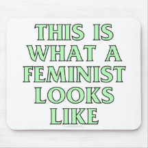 Detta är en vilken feminist ser lik musmattor