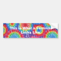 Detta är en vilken feminist ser något liknande - b bildekal