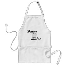 Deuces Black Poker Schürzen