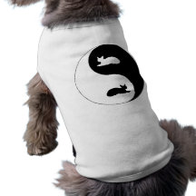 Devon Rex Yin Yang Hund T-shirts