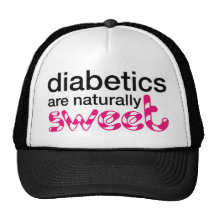 Diabetikerer är naturligt söta mesh kepsar