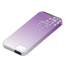diamant på violett bakgrund iPhone 5 Case-Mate fodraler