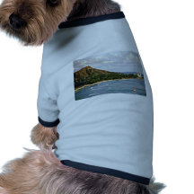 Diamanthuvud - Waikiki strand, Oahu T-shirt För Hundar