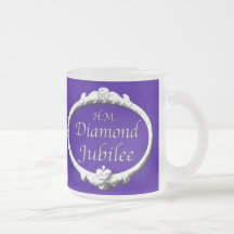 DiamantJubilee-Drottning Elizabeth Kaffe Koppar