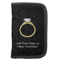 DiamantSolitairering Personlig Almanackor Av Folio