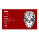 Diameter de los Muertos Att flickaskalle Visitkort