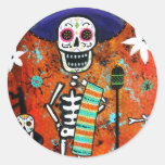 DIAMETER DE LOS MUERTOS MARIACHI RUNDA KLISTERMÄRKEN