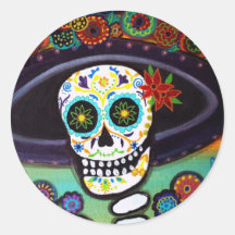 DIAMETER DE LOS MUERTOS RUND KLISTERMÄRKE