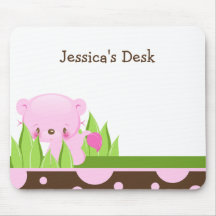Diddles lejona rosa Mousepad Mus Mattor