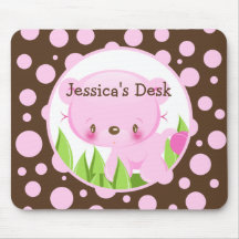 Diddles lejona rosa Mousepad Musmatta