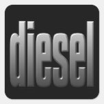 DIESEL. hardcore styrka. tuff. muskel. Sq Klistermärken