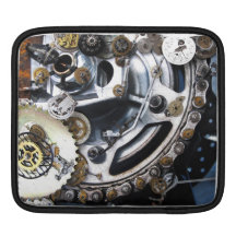 Dieselpunk Steampunk bearbetar med maskin med utru iPad Sleeve