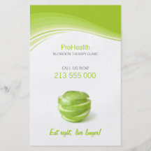 Dietitian/näringterapireklamblad Personliga Flygblad