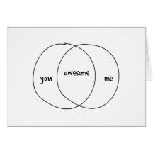 Dig mig enormt Venn diagram Kort