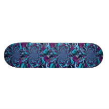 Digital abstrakt konst skateboard