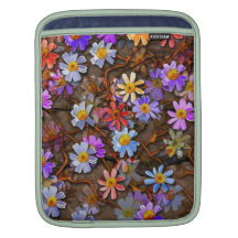 Digital blommaipad sleeve