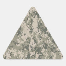 digital kamouflage triangle sticker
