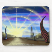 Digital landskap Mousepad Mus Matta