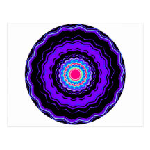 Digital Mandalas Vykort