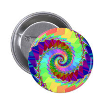 Digital regnbågespiral knäppas nål