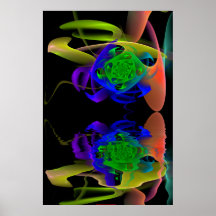 Digital samtida konst som bäst beskådad Lg beskåda Posters