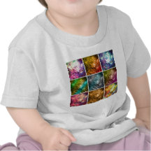 DIGITAL SORTIMENTMOSAIK KVADRERAR DET SKINA MÖNSTE T SHIRTS