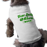 Din lyckliga berlock din lyckliga berlock hund tee shirt