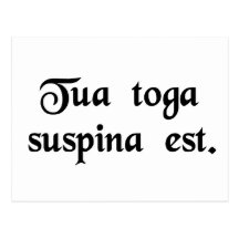 Din toga är tillbaka vykort