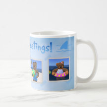 Dinky björnhelgdaghälsningar mugg