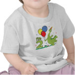 Dino 2nd födelsedag tshirts