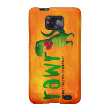 Dinosaur för romantiker RAWR T-rex Galaxy SII Skydd