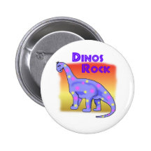 Dinosaur Knapp Med Nål