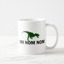 Dinosauren Rawr för Om Nom Nom är hungrig Mugg