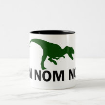 Dinosauren Rawr för Om Nom Nom är hungrig Muggar