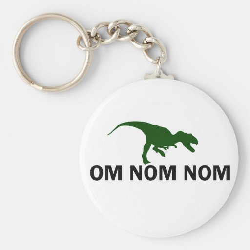 Dinosauren Rawr för Om Nom Nom är hungrig Nyckel Ring