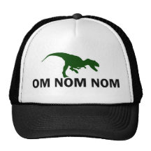 DinosaurRawr för Om Nom Nom lastbilsförare Kepsar