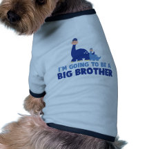 dinosaurstorebror som är NY blått Hund Tee Shirt