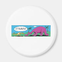 DINOSAURTECKNAD KYLSKÅPMAGNETER