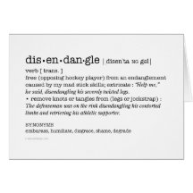 disendanglenotecard hälsningskort