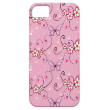 diseño floral iPhone 5 protector