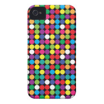 Diskopolkaen pricker fodral för mönsteriPhone 4 iPhone 4 Case