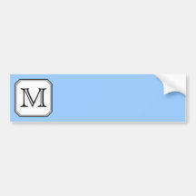 Ditt brev. Beställnings- Monogram. Svart White. fö Bildekaler