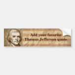 Ditt favorit- Jefferson citationstecken Bildekaler