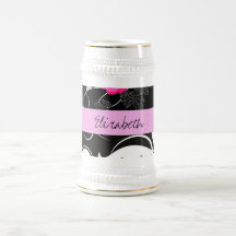 Ditt namn virvlar runt rosor för vit för blommaro  kaffe muggar