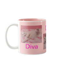 Divaen rånar kaffe kopp