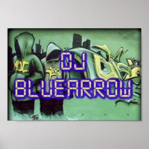 Dj Bluearrow Posters