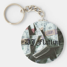 DJ Flatline Keychain Nyckel Ring